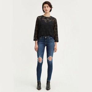 LEVI’S | 711 Raw hem skinny jeans sz 34 (18/20)